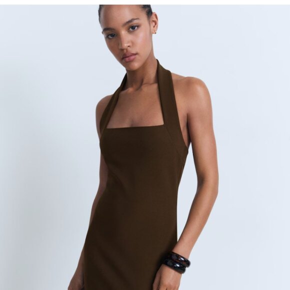 Brand new Mango Long halter-neck dress - Picture 2 of 6